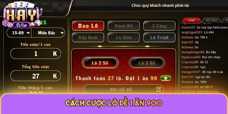 Lô Đề 1 Ăn 900 - Siêu Phẩm Cá Cược Dành Cho Dân Chơi Haywin 2 Cách cược lô đề 1 ăn 900